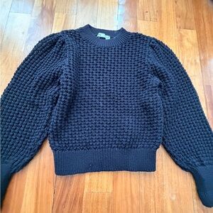 Zara Black Chunky Knit
